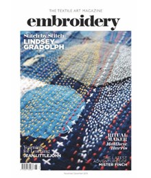 Embroidery November December 19 front cover